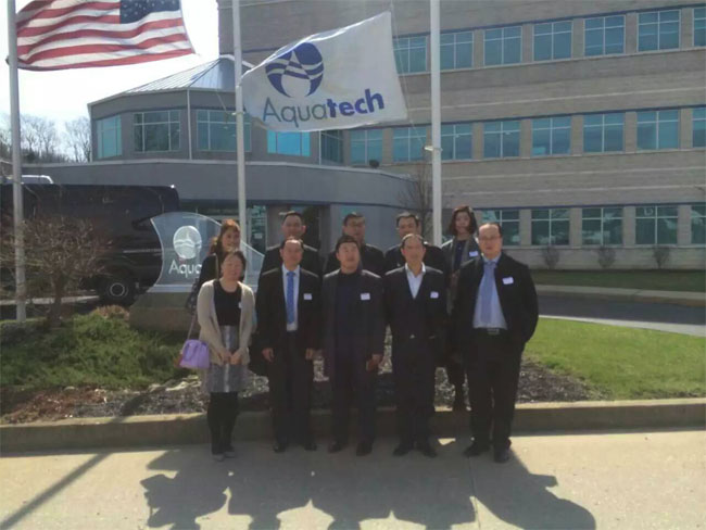 工業(yè)水處理技術(shù)上臺(tái)階--金正環(huán)保訪問美國先進(jìn)水處理公司